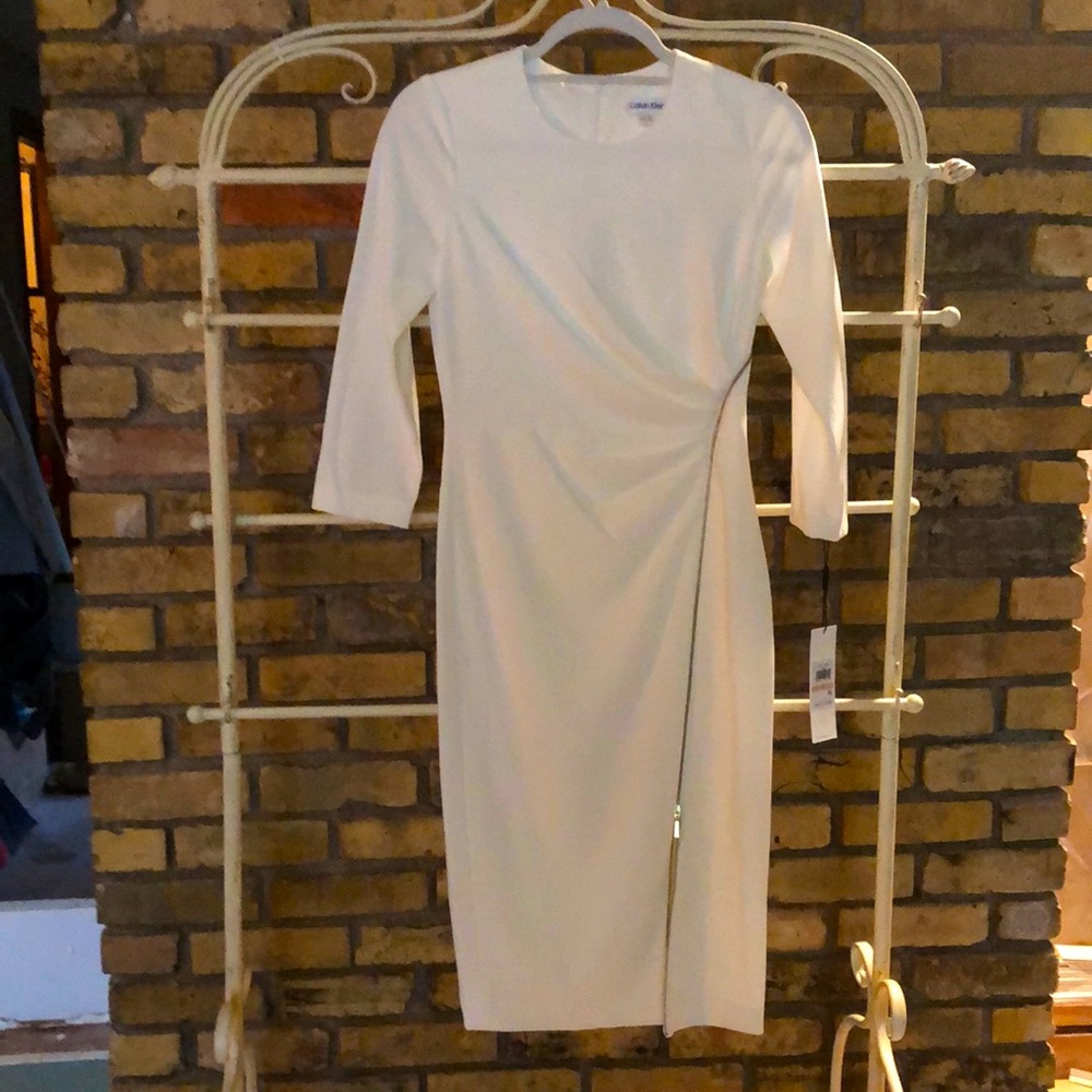 New with tags Calvin Klein sexy zipper dress